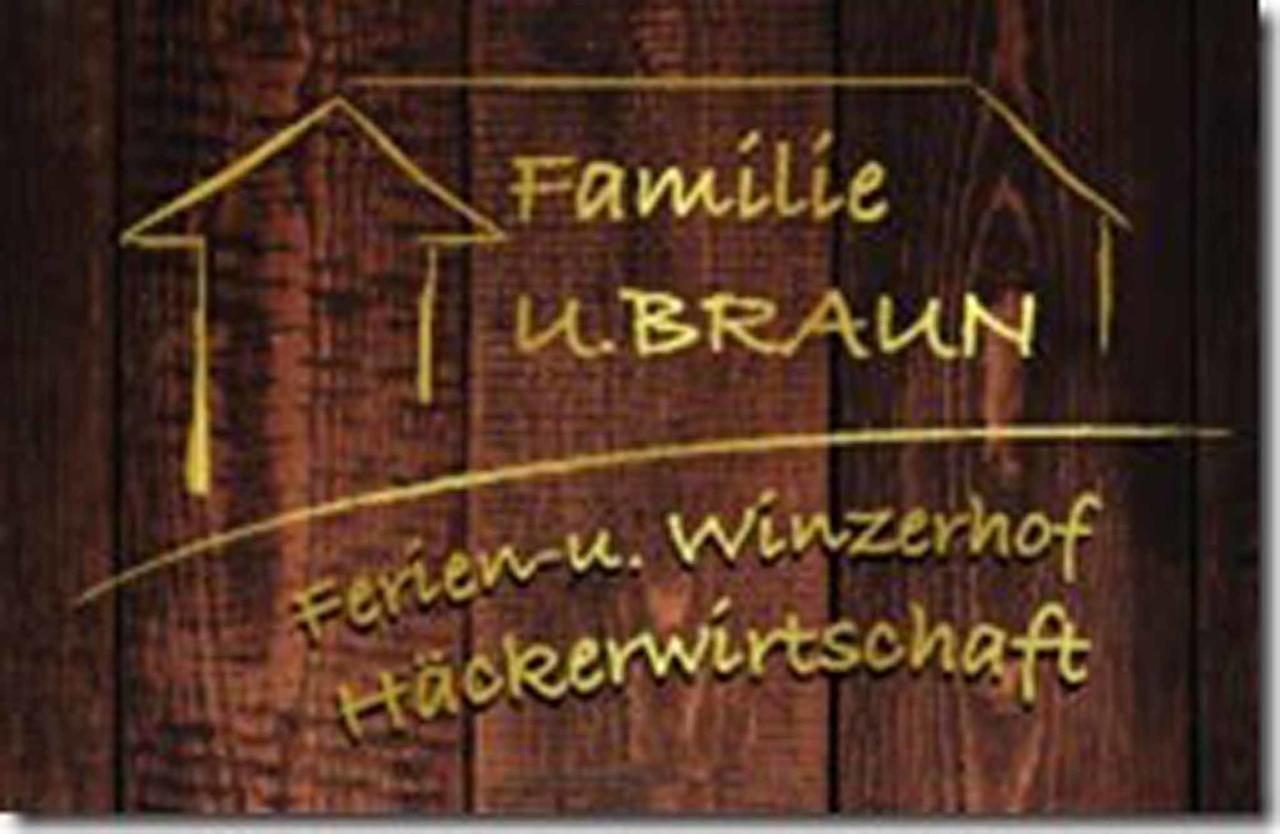 Ferien- Und Winzerhof Ute Braun Apartment Nordheim am Main Exterior photo